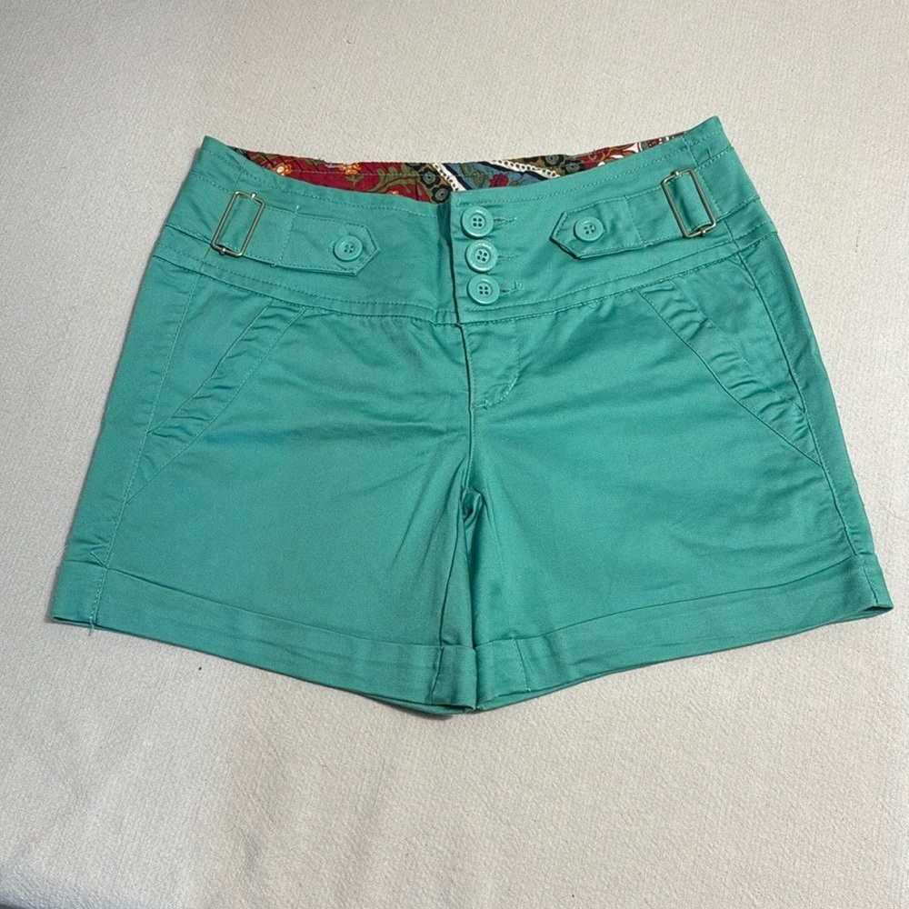 Copper Key Juniors Size 3, 5” Inseam, 62% Cotton-Blend Shorts